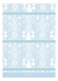 Blue Ikat Photo Card