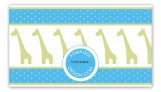 Boy Giraffe Icon Calling Card