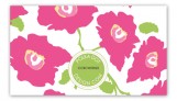 Bright Pink Poppies Calling Card