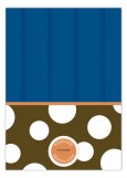 Nautical Brown Anchors Away Invitation