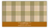 Brown Glen Plaid Calling Card