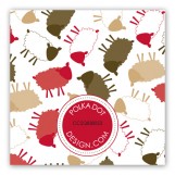 Brown Sheep Celebration Gift Tag