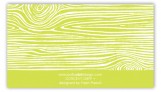 Chartreuse Woodgrain Calling Card