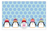 Chilly Penguins Photo Card