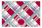 Christmas Plaid Flat Note Card