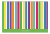 Colors of the Rainbow Flat Note Card