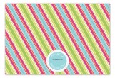 Easter Candy Stripes Flat Note Card