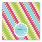 Easter Candy Stripes Gift Tag