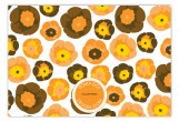 Fall Floral Flat Note Card