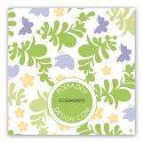 Fluttering Floral Gift Tag