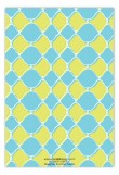 Funky Argyle Flat Note Card
