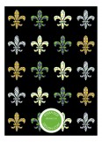 Funky Fleur de Lis Invitation