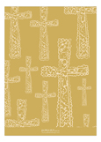 Gold Cross Background Invitation