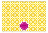 Gold Elegance Flat Note Card