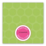 Green Flying Floral Gift Tag