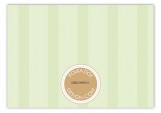 Green Fondant Pattern Enclosure Card