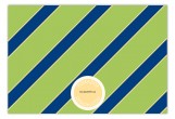 Green Oxford Flat Note Card