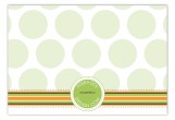 Harvest Banner Flat Note Card