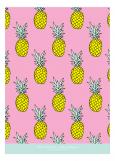 Pink Mod Pineapple Hawaiian Luau