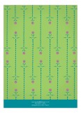 Lime Dotted Border Photo Card