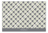 Lime Plaid Banner Flat Note Card