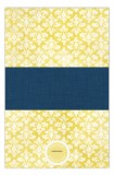 Navy Damask Cloth Photo Notepad