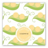 Neutral Twin Peapod Gift Tag