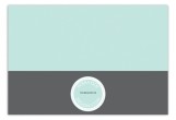 New Horizons Aqua Flat Note Card