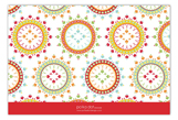 Ornate Wreaths Flat Note Card