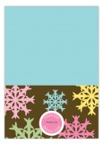 Pastel Flurries Photo Card