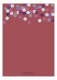 Marsala Confetti Party Invitation