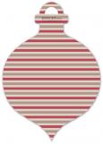 Merry Stripes Ornament Invitation