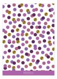 Shades of Radiant Orchid Confetti Photo Card