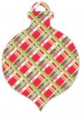 Plaid Ornament Photo Card