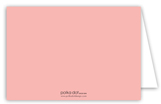 Pink Cross Banner Note Card