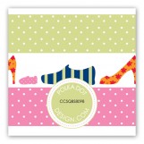 Pink Family Shoes Gift Tag