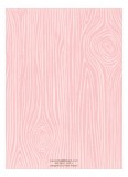 Pink Faux Bois Invitation