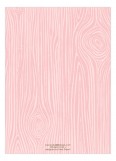 Pink Faux Bois Photo Card