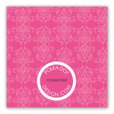 Pink Holiday Spirits Gift Tag