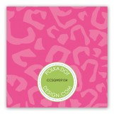 Pink Leopard Gift Tag