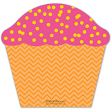 Pink + Orange Cupcake