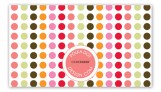Pink Pattern Owls Calling Card