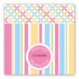 Pink Pool Trio Gift Tag