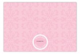 Pink Royal Flat Note Card