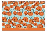 Poppy Talk Flat Note Card