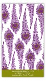 Purple Peacock Calling Card