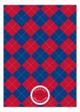 Red and Blue Argyle
