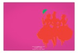 Red Savvy Party Flat Note Card