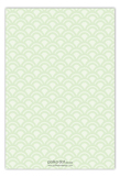 Rising Sun Lime Flat Note Card