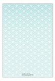 Rising Sun Turquoise Flat Note Card